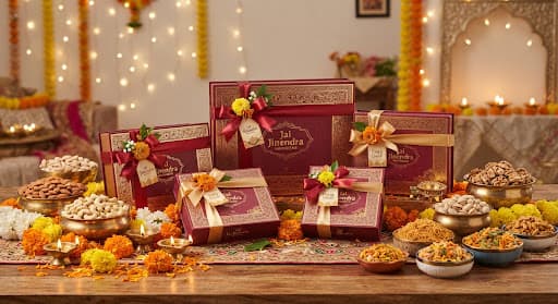 Festive gift boxes and fresh Indian snacks ready for pan-India dispatch